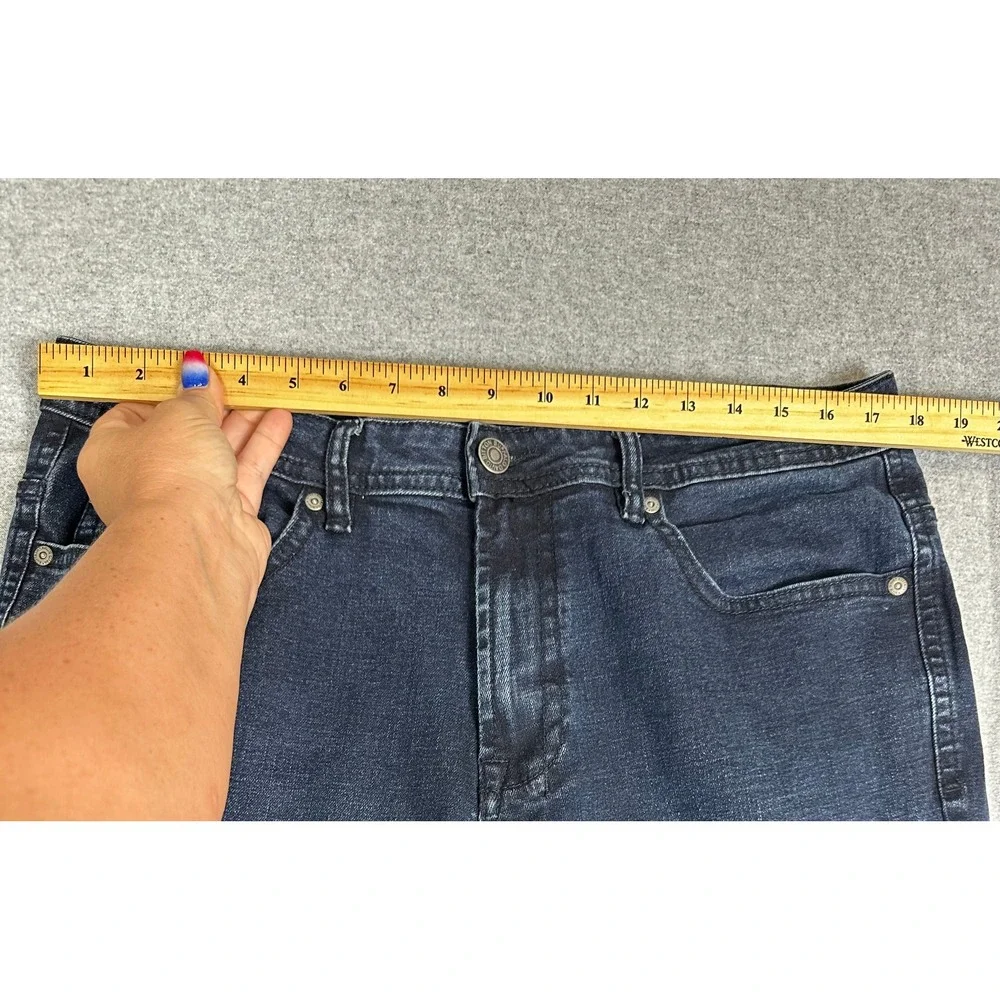 Buffalo David Bitton Jeans Mens 36x30 Jackson-X Straight Stretch Flex Denim Blue